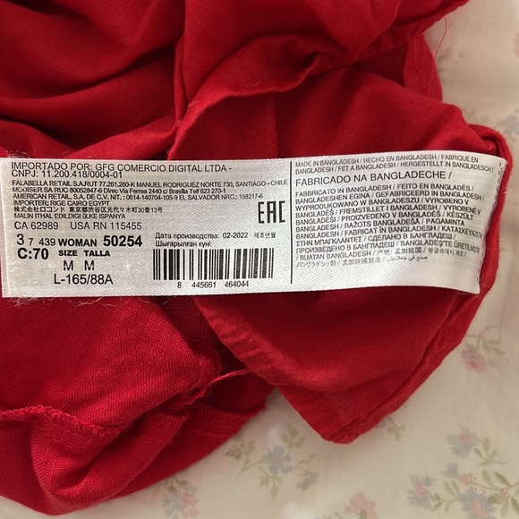 Mango. Size 6 US. Color red - Picture 10 of 11